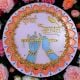 Handcrafted Purple Krishna Wall Hanging